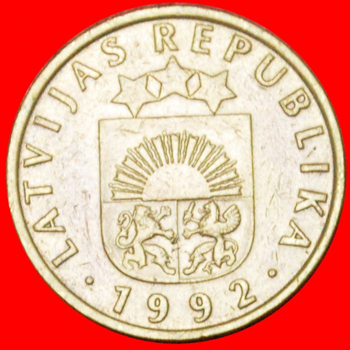  * GERMANY (1992-2009): latvia (ex. USSR, russia) ★ 5 SANTIMS 1992 ERROR! LOW START ★ NO RESERVE!   