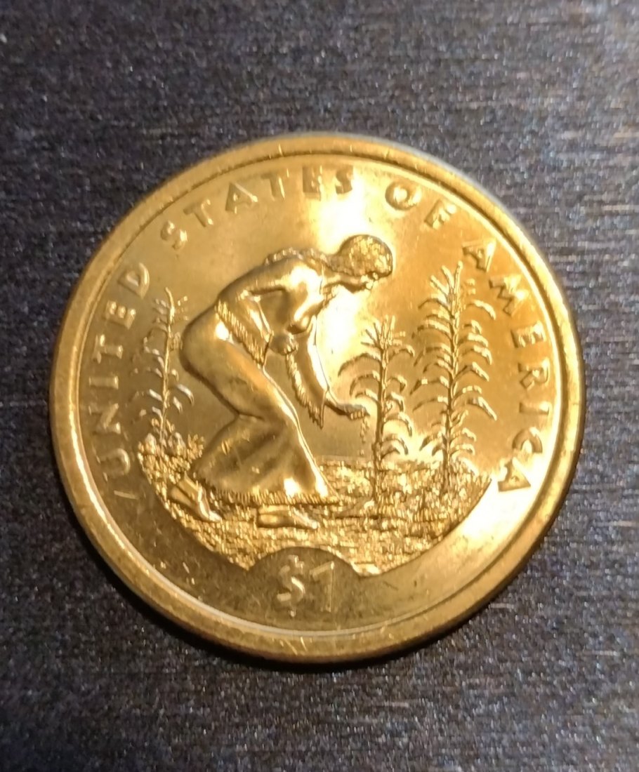  USA 1 Dollar 2009, Ureinwohner,Pflanzerin   