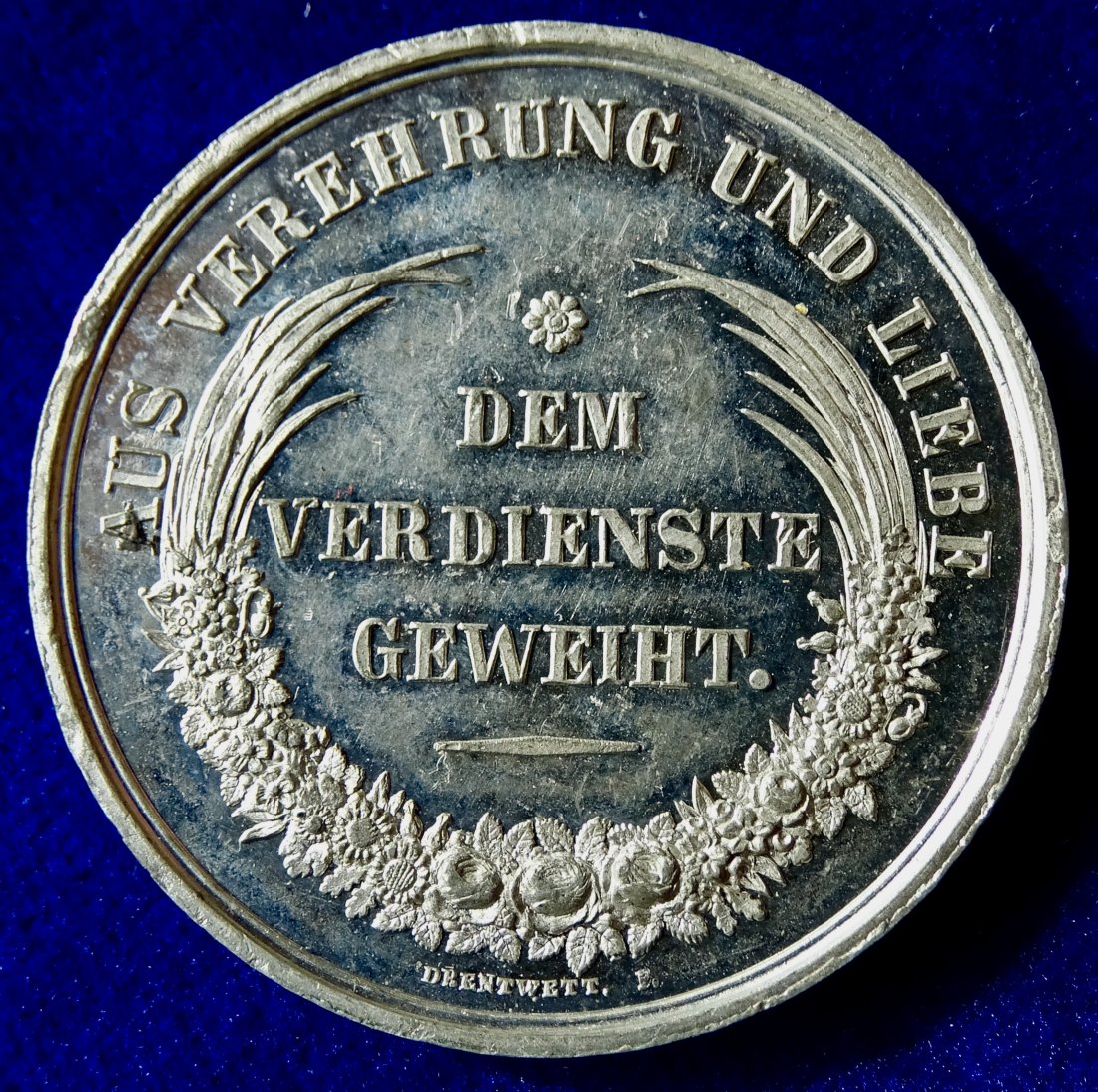  Frankfurt am Main 1848 Reichsverweser-Wahl Medaille @ Paulskirchen Parlament Johann v. Österreich   