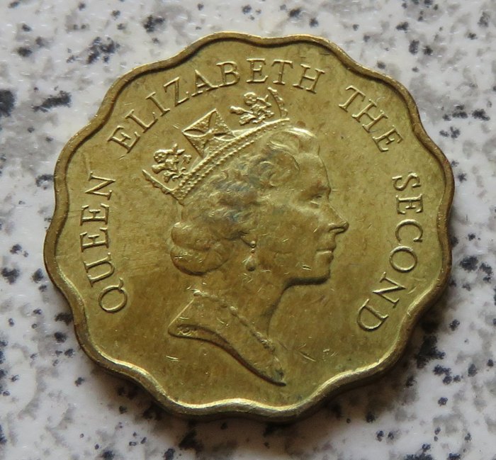  Hong Kong 20 Cents 1991   