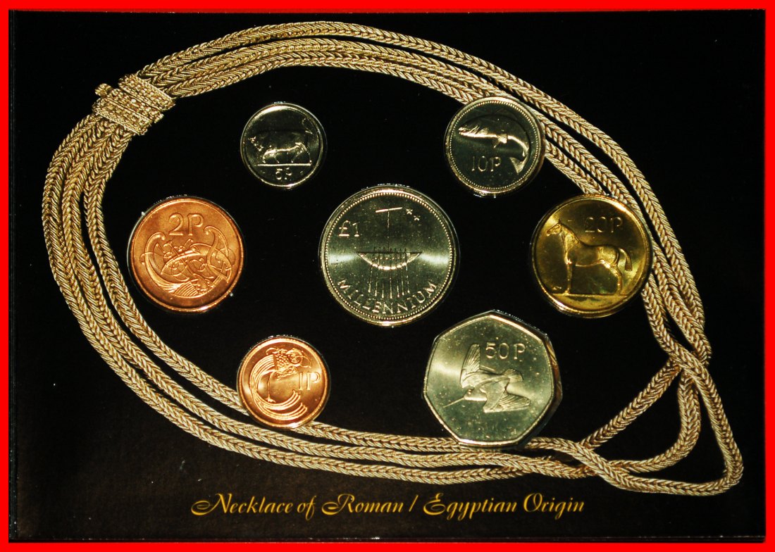 * MILLENNIUM GOLD SHIP: IRELAND ★BU MINT SET 2000 TO BE PUBLISHED★LOW START ★ NO RESERVE!