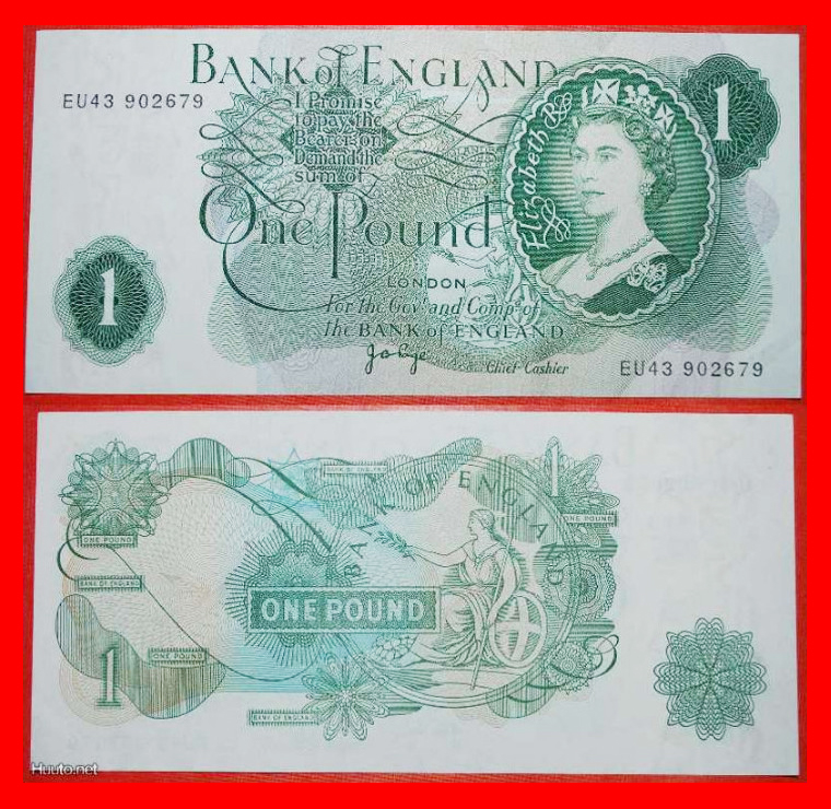  * RB83★ GROSSBRITANNIEN 1 PFUND (1970-1980)! ELISABETH II. (1953-2022) OHNE VORBEHALT!   