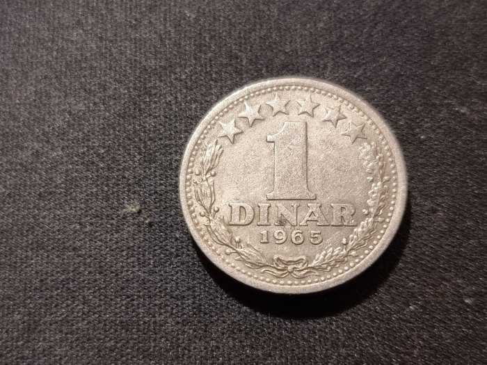  Jugoslawien 1 Dinar 1965 Umlauf   