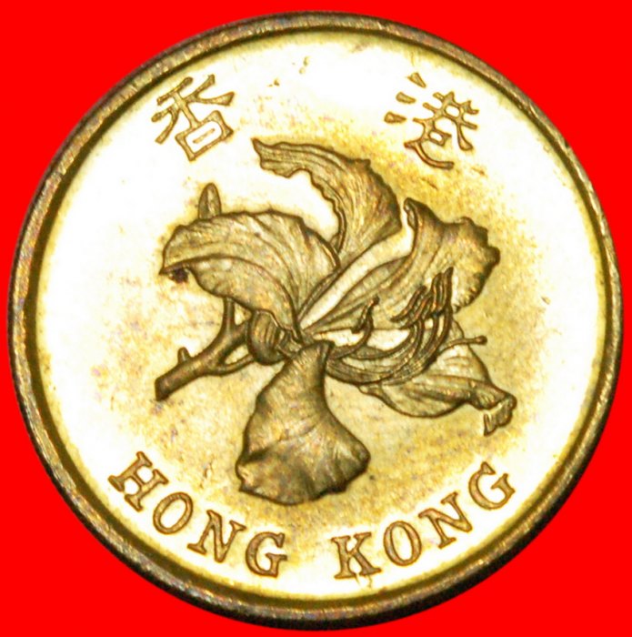  * GROSSBRITANNIEN BLUME (1993-2017): HONGKONG ★ 50 CENT 1998 uSTG!★OHNE VORBEHALT!   