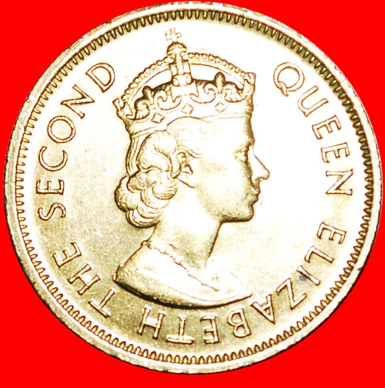  * GROSSBRITANNIEN (1956-1980): HONGKONG ★10 CENT 1978 STG! ELISABETH II. (1953-2022)★OHNE VORBEHALT!   