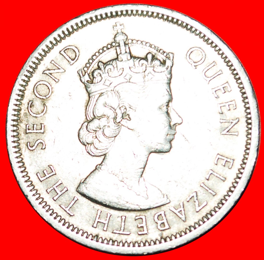  * GROSSBRITANNIEN (1960-1970): HONGKONG ★1 DOLLAR 1960KN! ELISABETH II. (1953-2022)★OHNE VORBEHALT!   