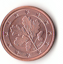 Deutschland 1 Cent 2002 G (F053) b.