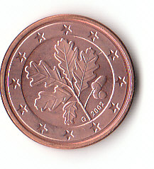  Deutschland 1 Cent 2002 G (F053)  b.   