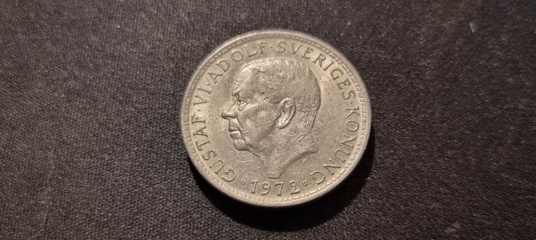  Schweden 5 Kronen 1972 Umaluf   