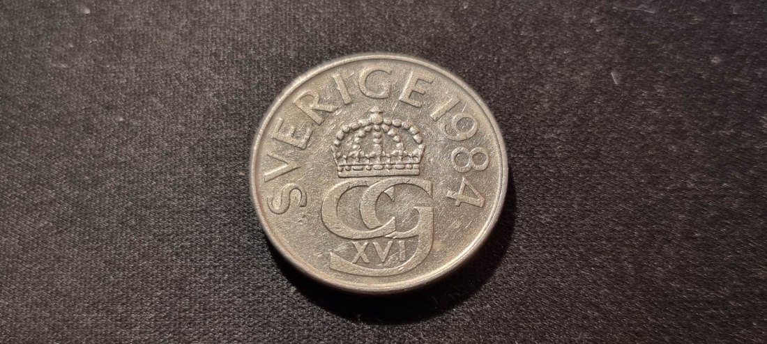  Schweden 5 Kronen 1984 Umlauf   