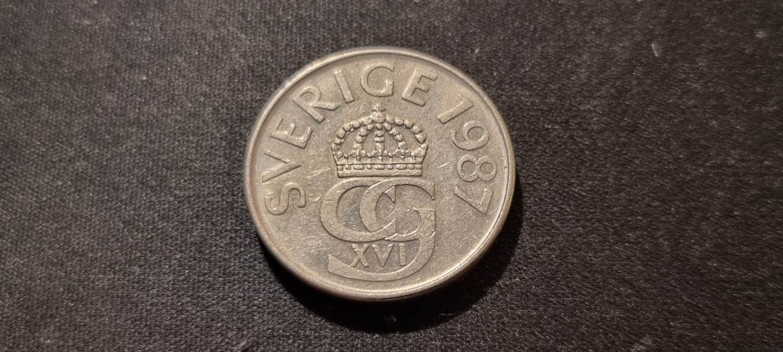  Schweden 5 Kronen 1987 Umlauf   