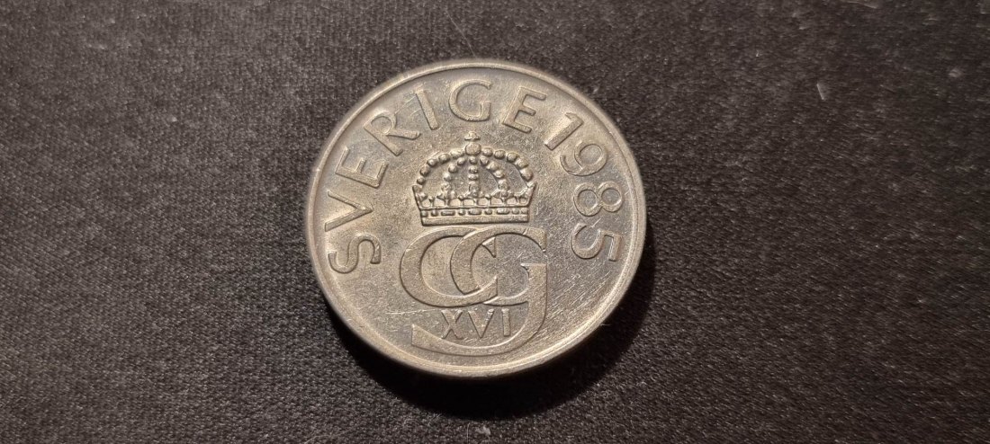  Schweden 5 Kronen 1985 Umlauf   