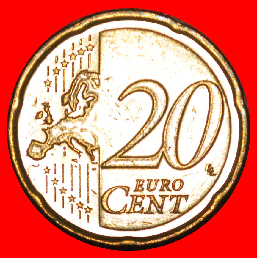  * GREECE (2008-2021): CYPRUS ★ 20 CENT 2014! SHIP NORDIC GOLD UNCOMMON YEAR★LOW START ★ NO RESERVE!   