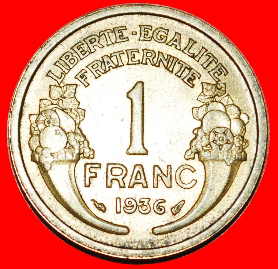  * CORNUCOPIAS (1931-1941): FRANCE ★ 1 FRANC 1936!★LOW START ★ NO RESERVE!   