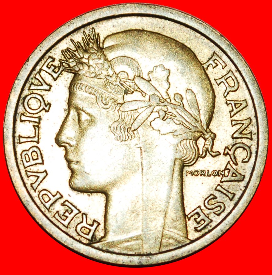  * FÜLLHORN (1931-1941): FRANKREICH ★ 1 FRANC 1936!★OHNE VORBEHALT!   