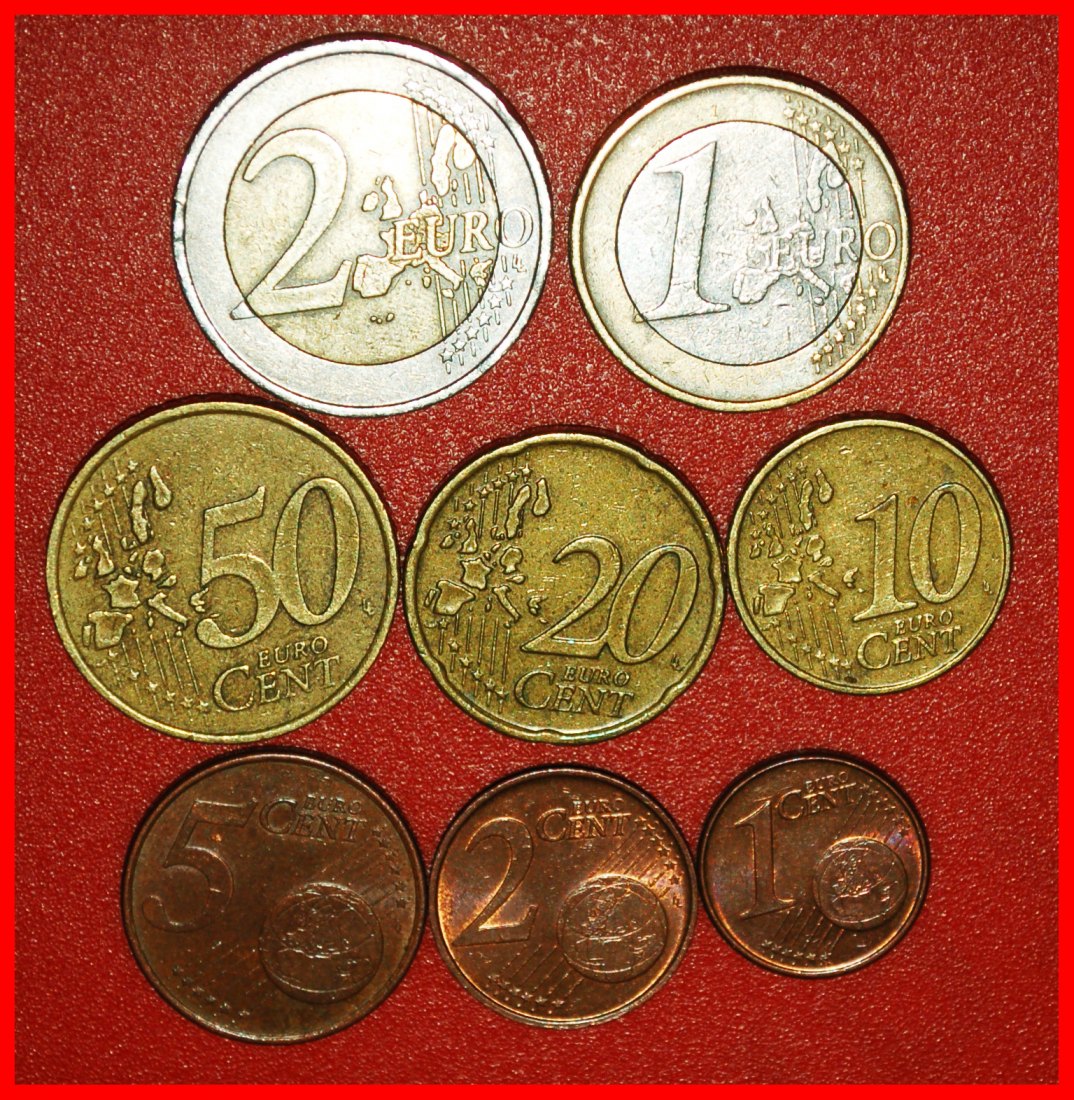 * SHIPS AND ASTRONOMY: GREECE ★ EURO SET 8 COINS 2002!★LOW START ★ NO RESERVE!   