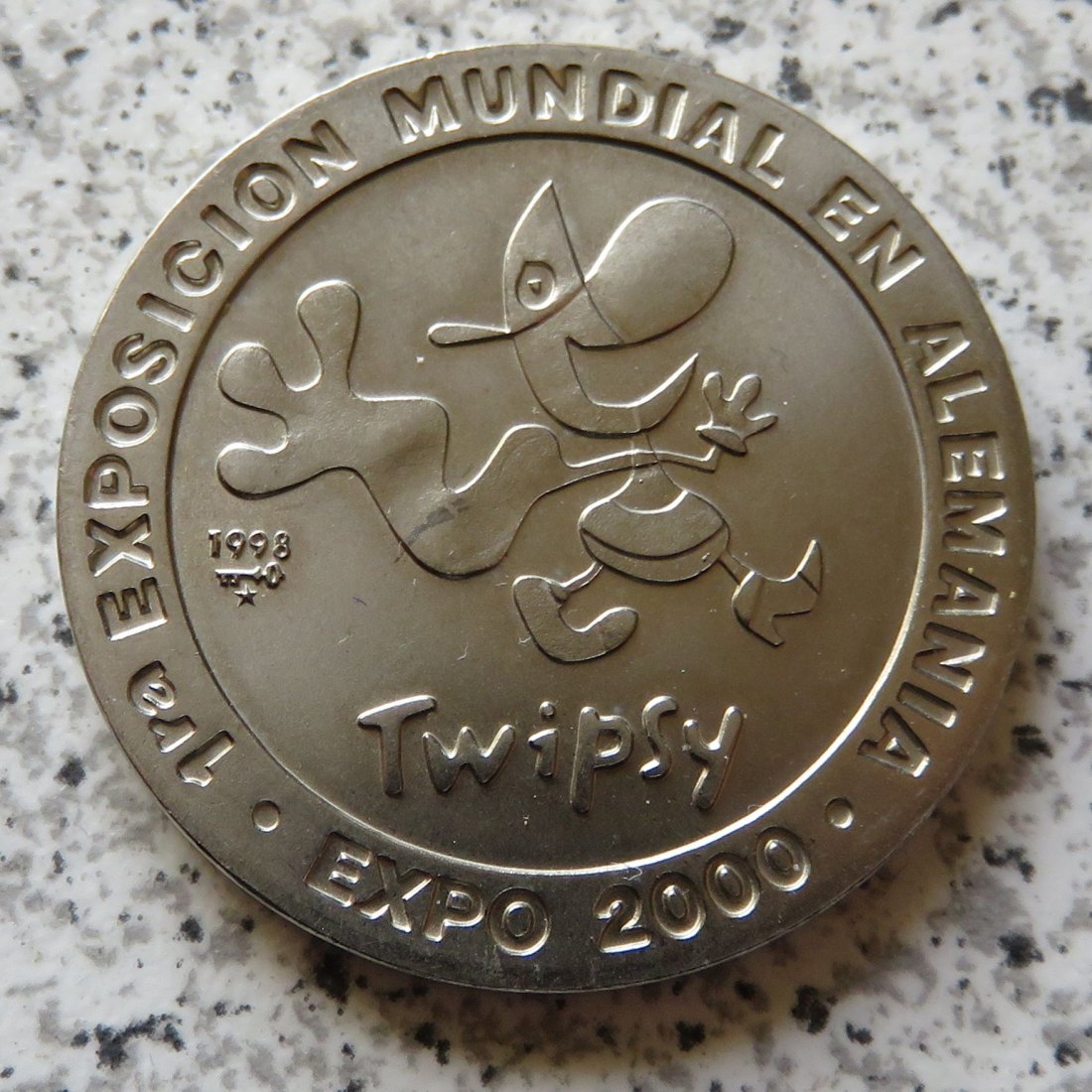  Cuba 1 Peso 1998 Twipsy / Expo Hannover   