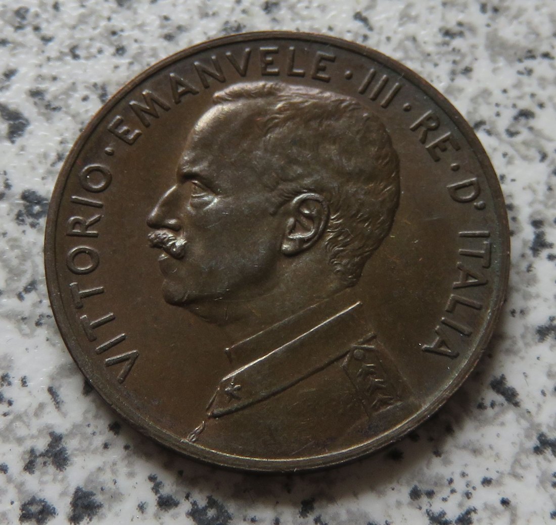  Italien 5 Centesimi 1918 R, Erhaltung   