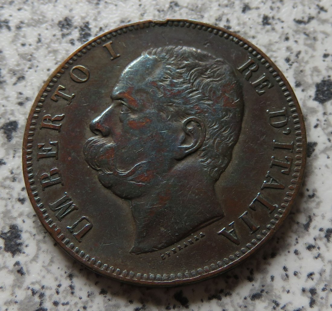  Italien 10 Centesimi 1893 R   