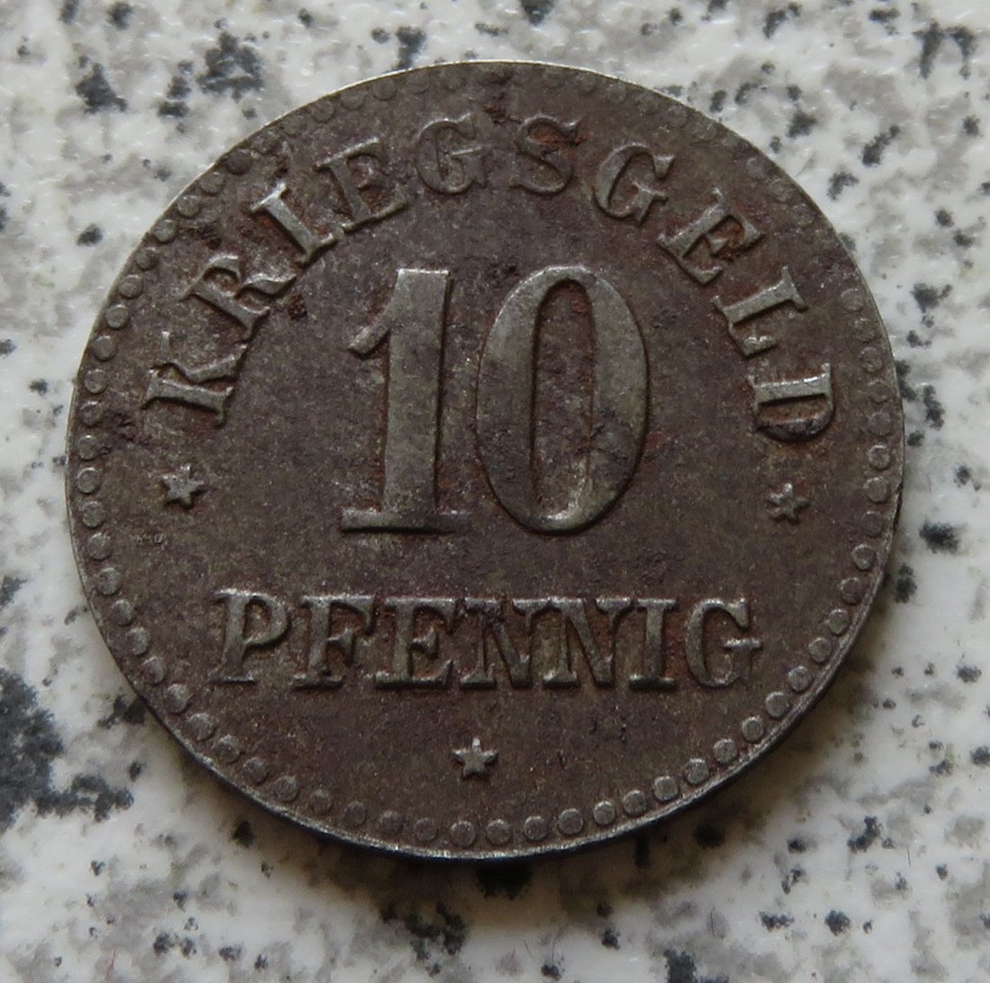  Gross-Salze 10 Pfennig 1918   