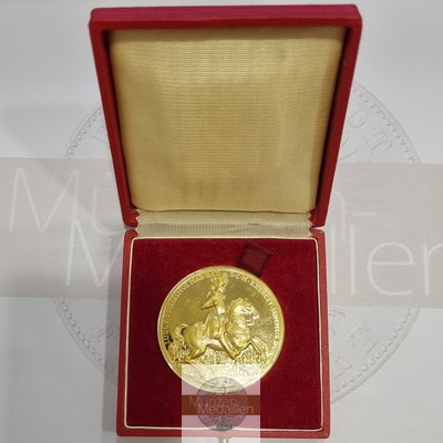 Deutschland. Goldmedaille 1955 MM-Frankfurt   Feingold: 64,20g auf Ludwig Wilhelm, 1677 - 1707 (Türken  