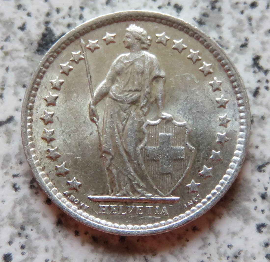  Schweiz 1/2 Franken 1963   