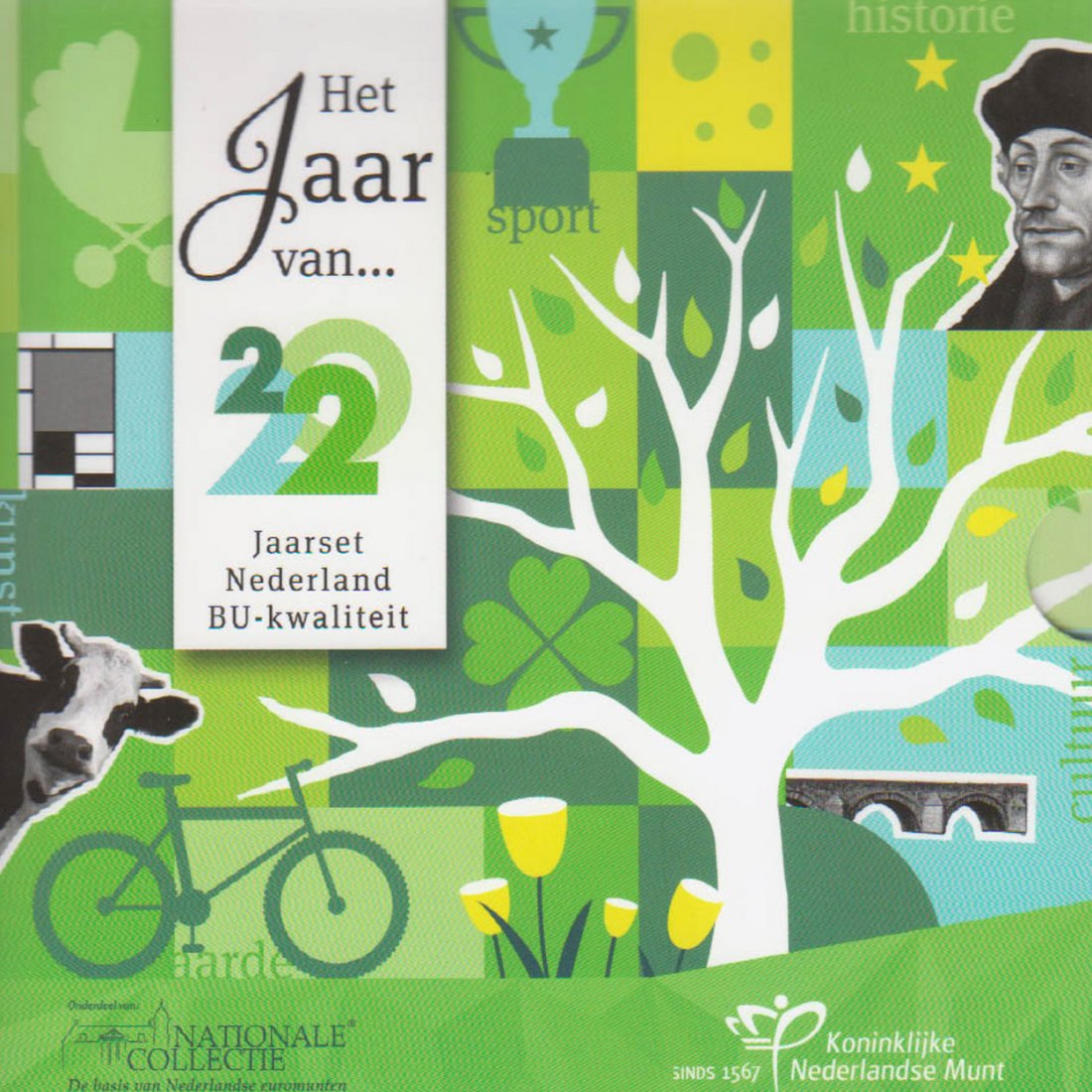  Offiz. KMS Niederlande *Die vier Elemente - Erde* 2022 nur 11.500St!   