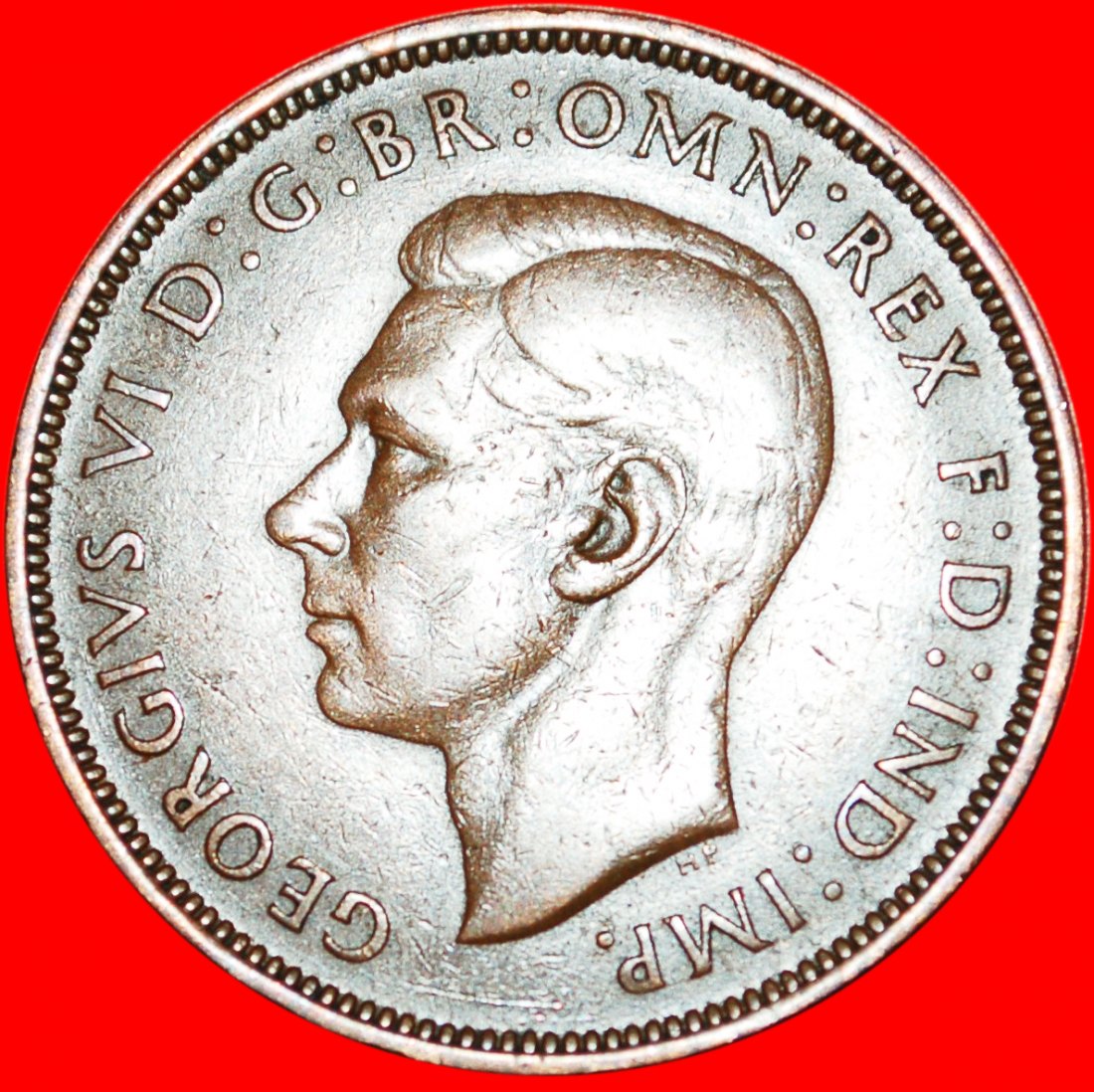  * GREAT BRITAIN: UNITED KINGDOM ★PENNY 1946! GEORGE VI (1937-1952) ★LOW START ★ NO RESERVE!   