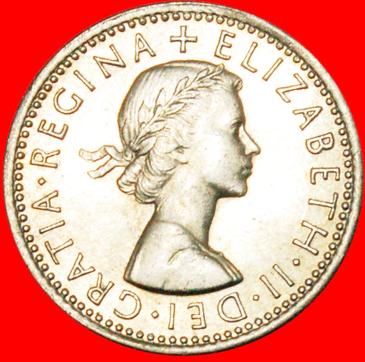  * OHNE BRITT:OMN: GROSSBRITANNIEN ★ 6 PENCE 1967! ELISABETH II. (1953-2022) ★OHNE VORBEHALT!   