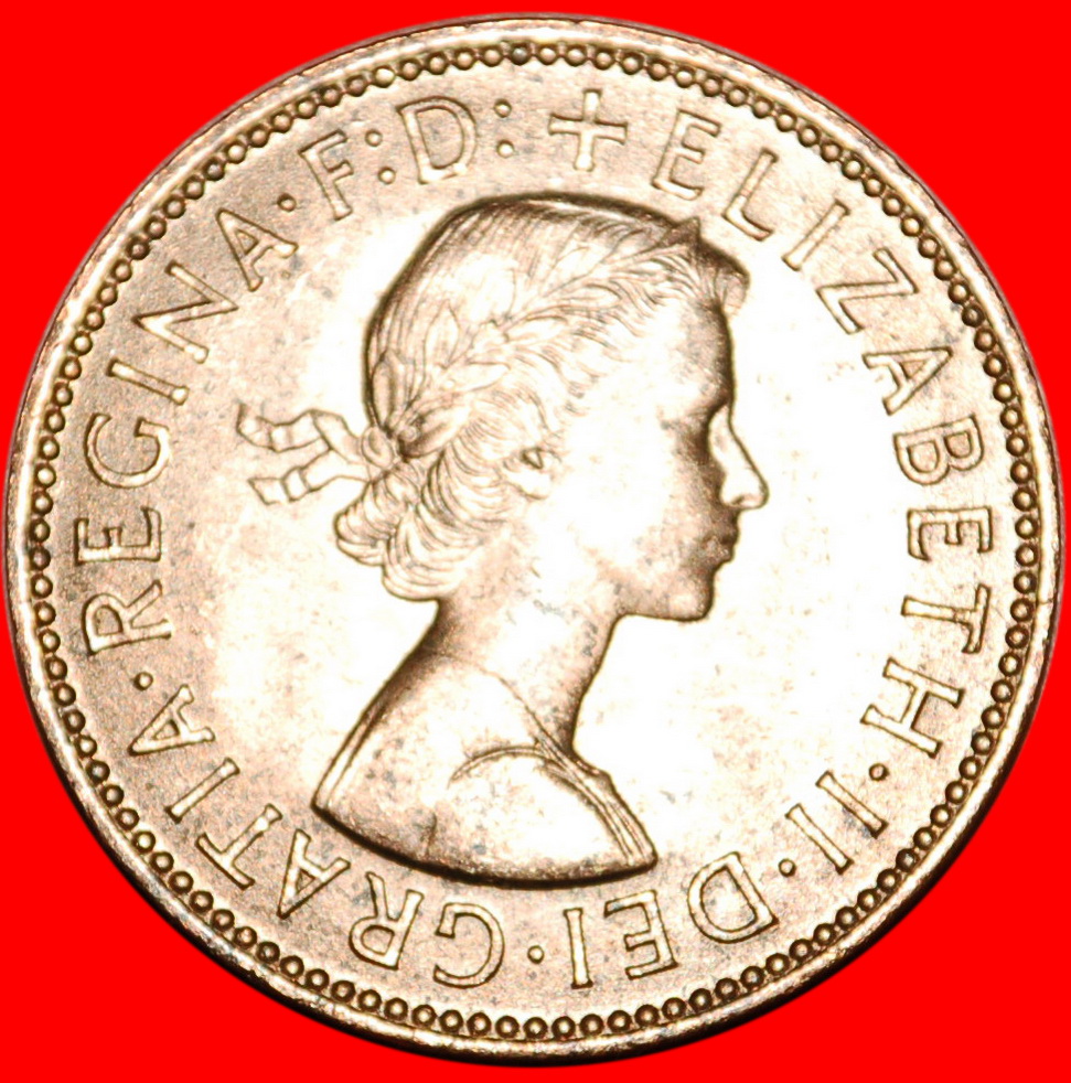  * GREAT BRITAIN: UNITED KINGDOM★1/2 PENNY 1965 SHIP★ELIZABETH II (1953-2022)★LOW START ★ NO RESERVE!   