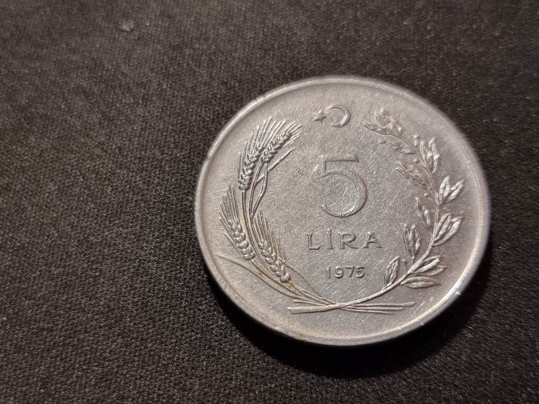  Türkei 5 Lira 1975 Umlauf   