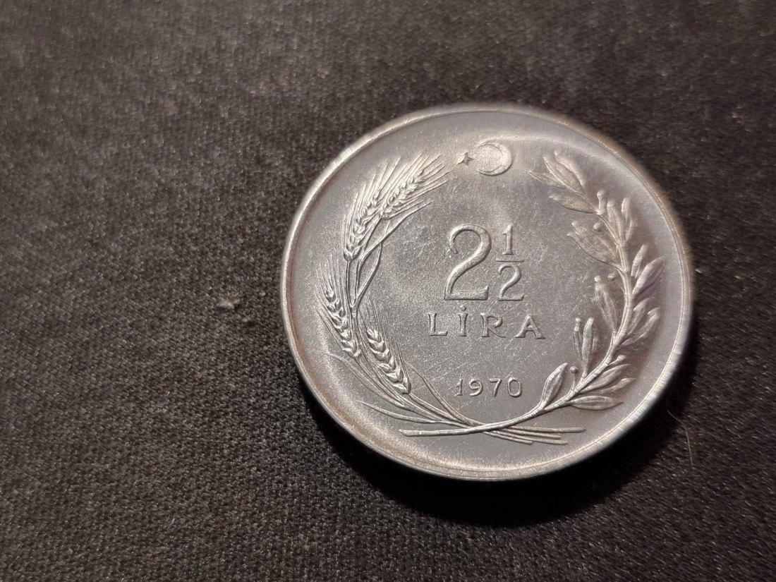  Türkei 2 1/2 Lira 1970 STG   