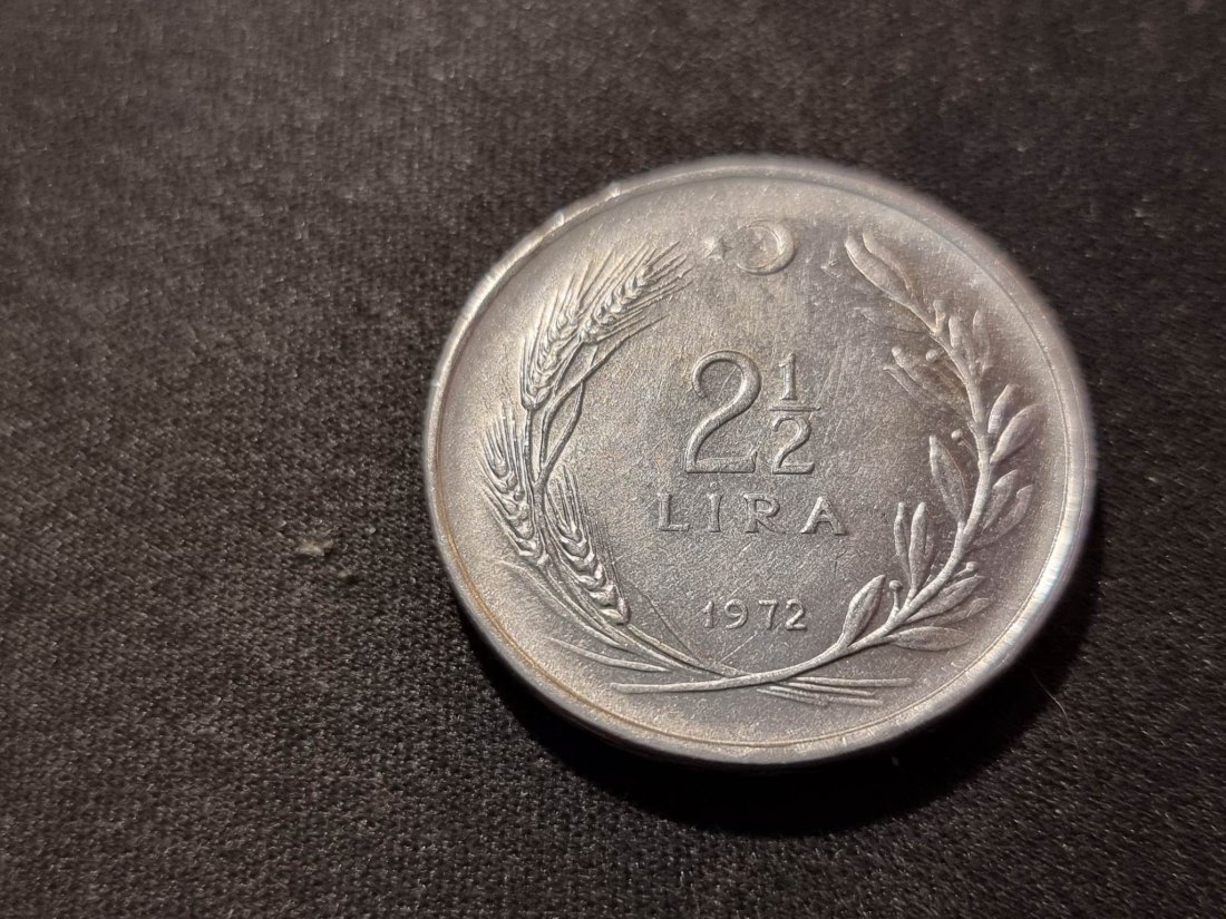  Türkei 2 1/2 Lira 1972 Umlauf   