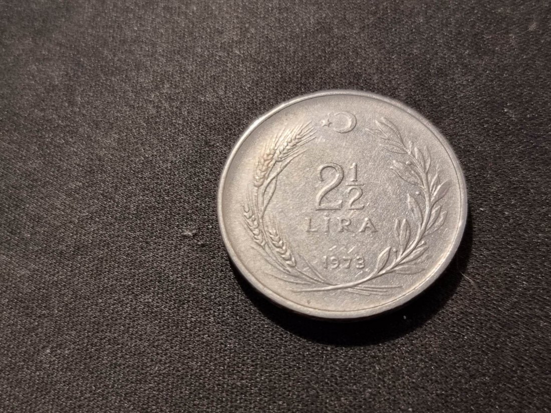  Türkei 2 1/2 Lira 1973 Umlauf   