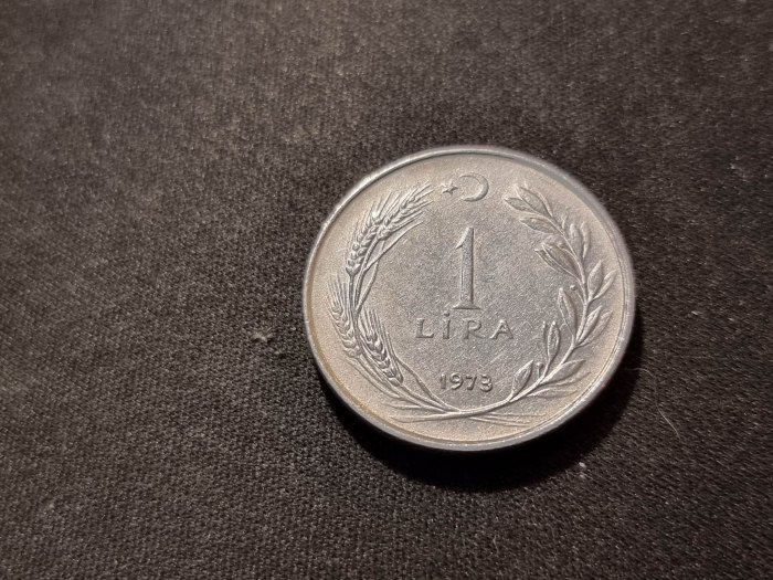  Türkei 1 Lira 1973 Umlauf   