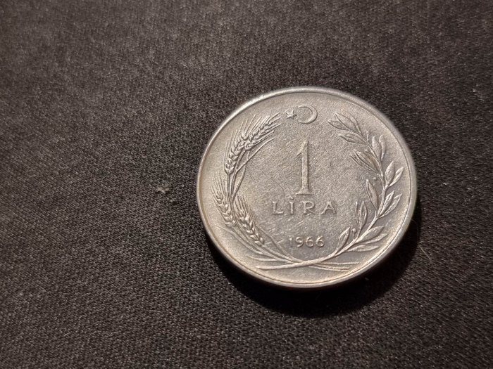  Türkei 1 Lira 1966 Umlauf   