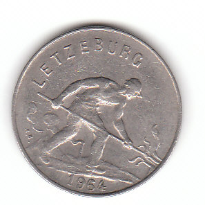 1 Frang Luxemburg 1964 (D064)b.