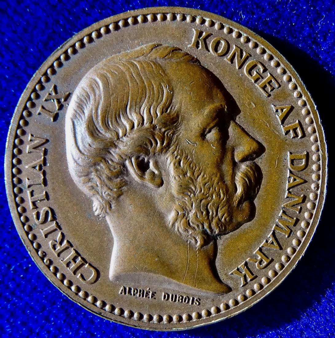  Zweiter Schleswig-Holsteinischer Krieg dänische Medaille für Krieger 1864   