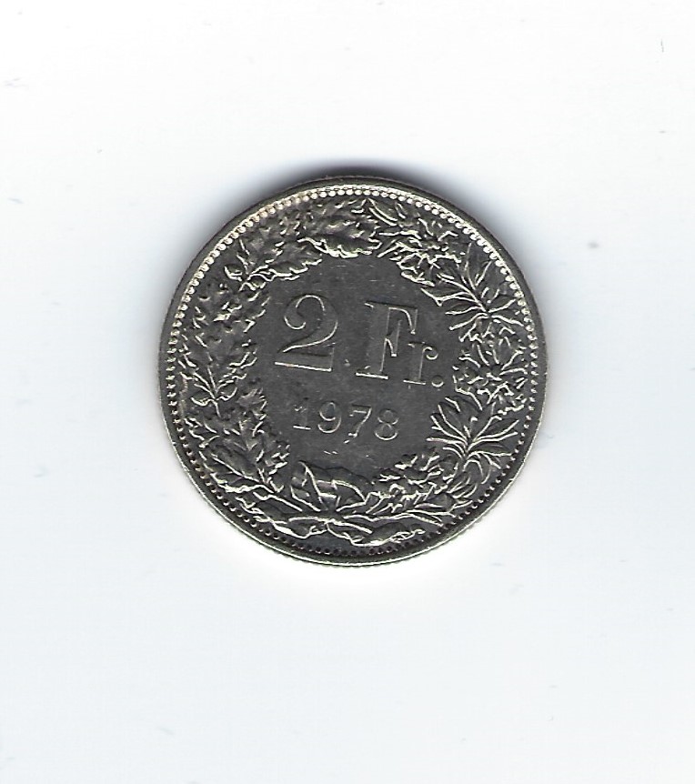  Schweiz 2 Franken 1978   