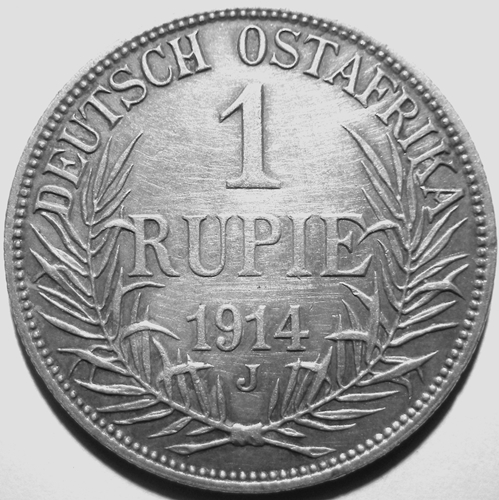  DOA 1 Rupie 1914 J, Jäger N 722   