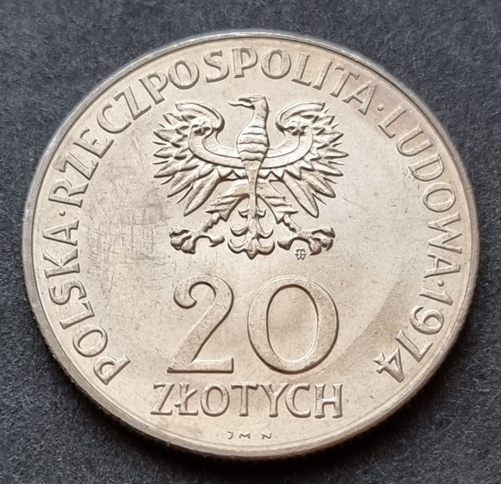  16272(1) 20 Zlotych (Polen / 25 Jahre RGW) 1974 in UNC ............................ von Berlin_coins   
