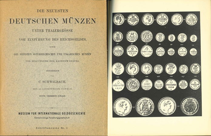 Schwalbach, C. Die neuesten Deutschen Münzen unter Thalergrösse vor Einführung des Reichsgeldes   
