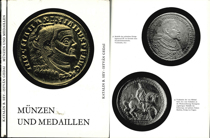  Sey, K./Gedai, I. Münzen und Medaillen. Budapest 1973   