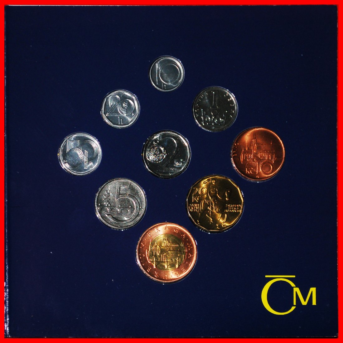 * EMISSION 1993-2023: CZECH REPUBLIC ★ MINT SET 1997 (9 COINS) RARE! ★LOW START ★ NO RESERVE!