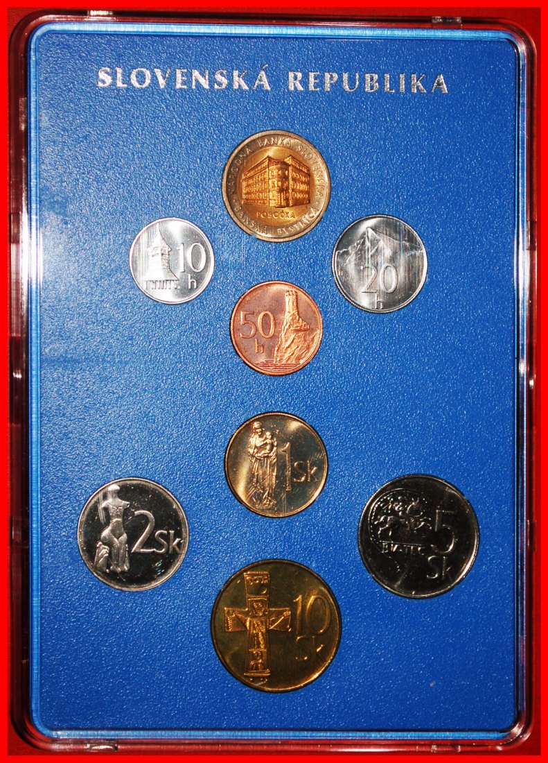  * RARITY: SLOVAKIA★ SET 10-20-50 HELLER 1-2-5-10 CROWNS 1997 TO BE PUBLISHED★LOW START ★ NO RESERVE!   