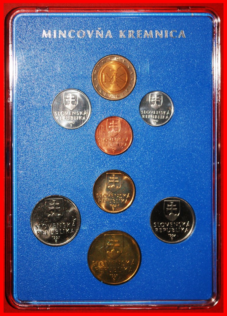  * RARITY: SLOVAKIA★ SET 10-20-50 HELLER 1-2-5-10 CROWNS 1997 TO BE PUBLISHED★LOW START ★ NO RESERVE!   