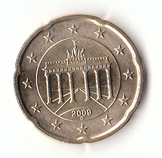  20 Cent Deutschland 2009 D (F087) b.   