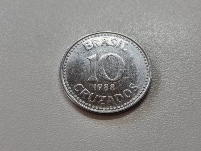  Brasilien 10 Cruzados 1988 VZ   