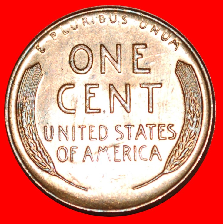  * WHEAT PENNY (1909-1958): USA ★1 CENT 1944 UNC LUSTRE! LINCOLN (1809-1865)★ LOW START ★ NO RESERVE!   