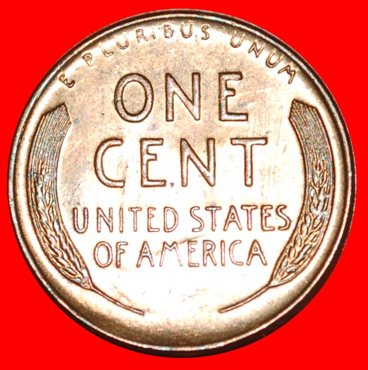  * WEIZEN PENNY (1909-1958): USA ★ 1 CENT 1944 STG STEMPELGLANZ! LINCOLN (1809-1865)★OHNE VORBEHALT!   